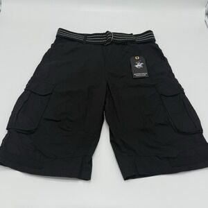 Beverly Hills Polo Club Mens Size 32 & 14in Inseam Cargo Shorts 100% Cotton NWT